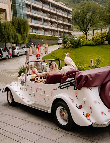 Vintage Wedding Car Rental